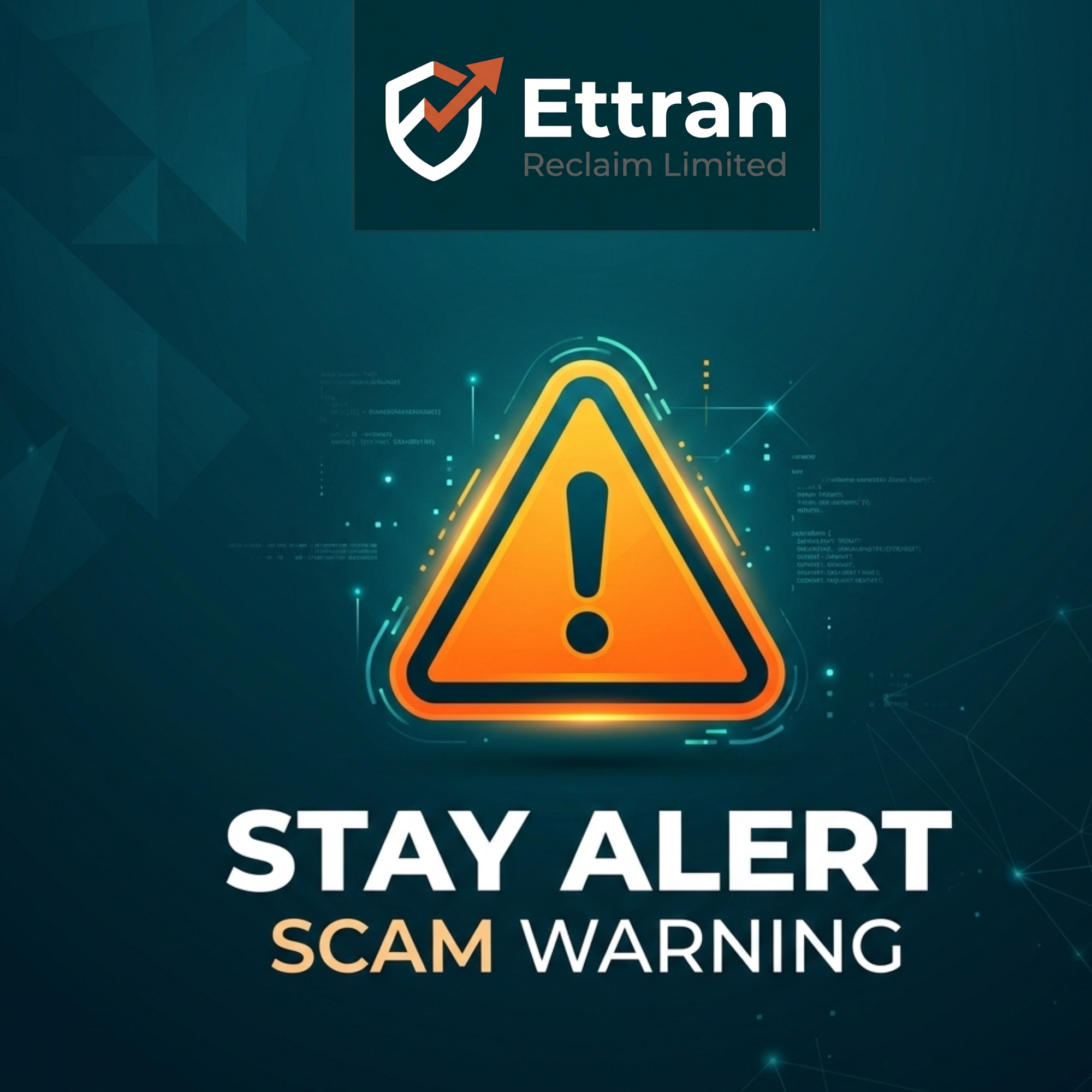 Scam alert graphic