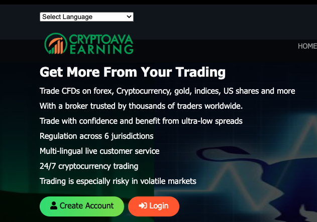 Cryptoavaearnings.com Under Scrutiny A Warning for Investors