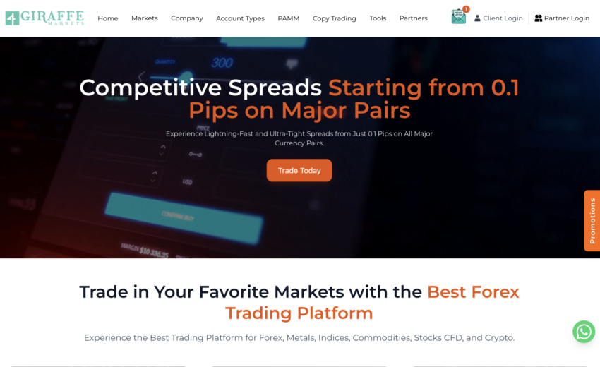 GiraffeMarkets.com Review: Why Investors Should Stay Away