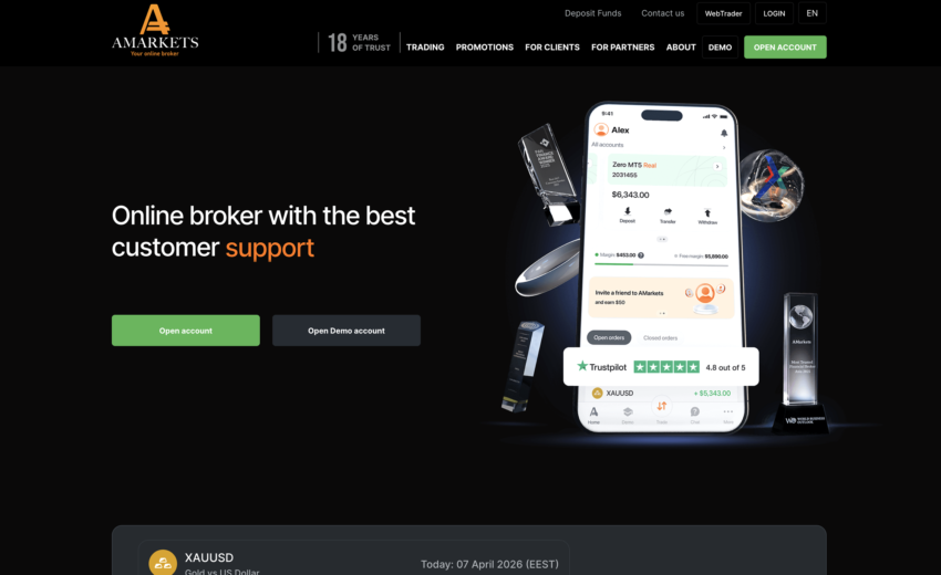 AMarkets Review: Offshore Regulation, Withdrawal Concerns, and Why Traders Should Be Careful