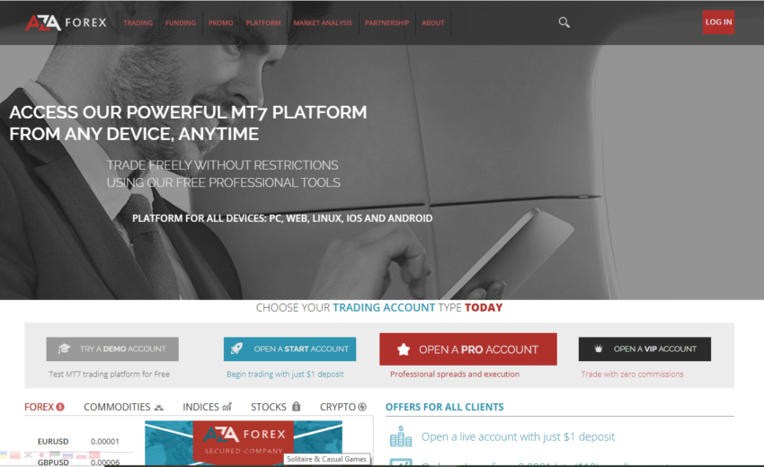AZAforex Review: Scam Warnings, Investor Complaints, and Why Traders Should Stay Away