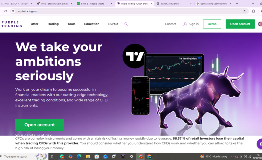 Purple Trading Review: Investor Complaints, Trading Risks, and Why Traders Should Remain Careful