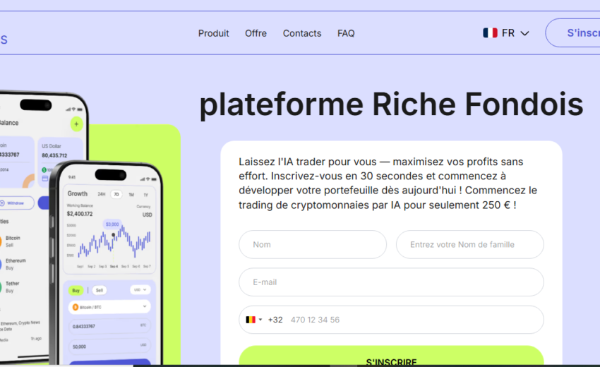Riche-Fondois.com Review: FSMA Blacklist Warning, AI Trading Red Flags, and Why Investors Should Avoid This Platform