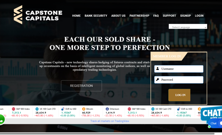 Capstone Capitals FCA Warning Alert