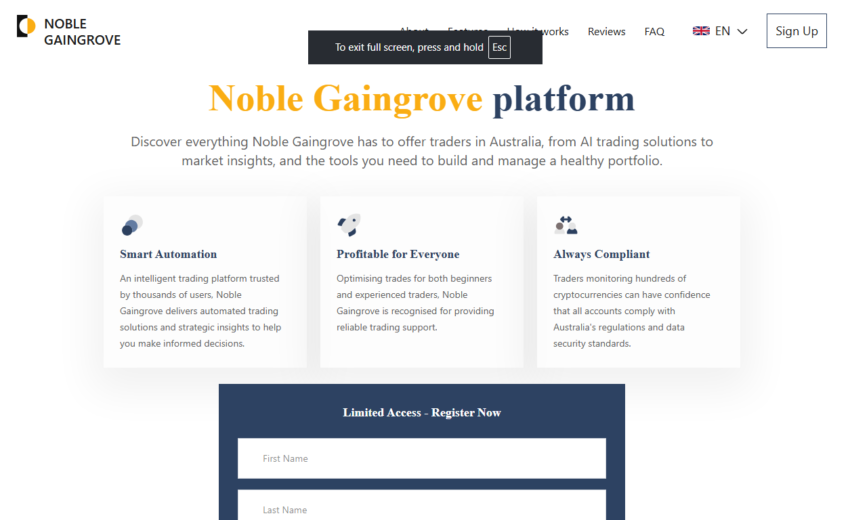 Noble Gaingrove Alert: Why Investors Should Stay Away