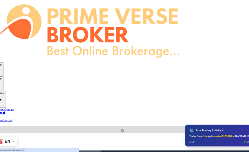 PrimeVerse Brokerage Risk Alert