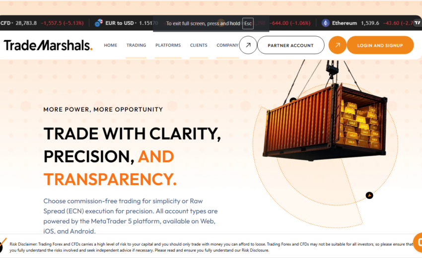 Trade Marshals Broker Warning Review
