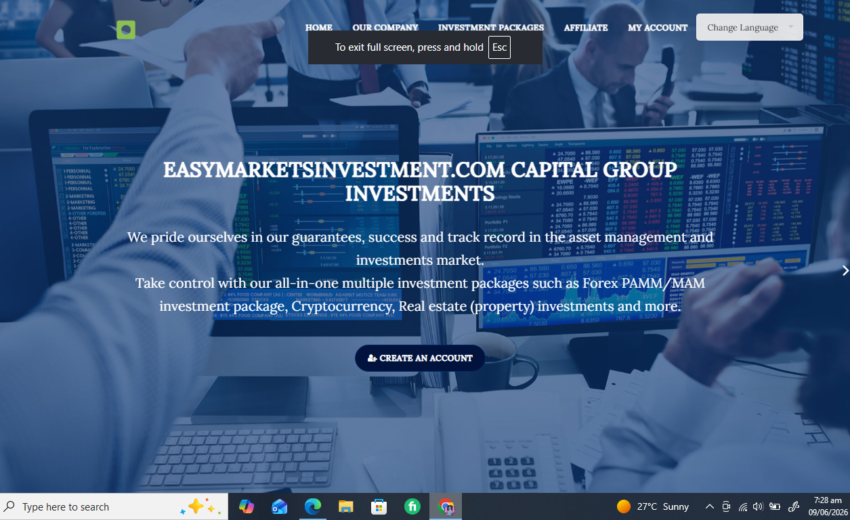 EasyMarketsInvestment Review: FCA Warning and Investor Risks