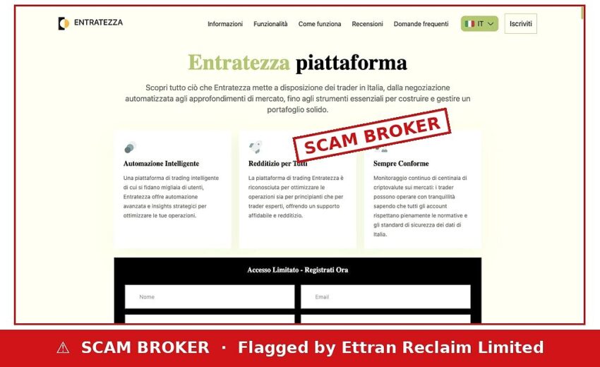 Entratezza — The Third Site Running One Template