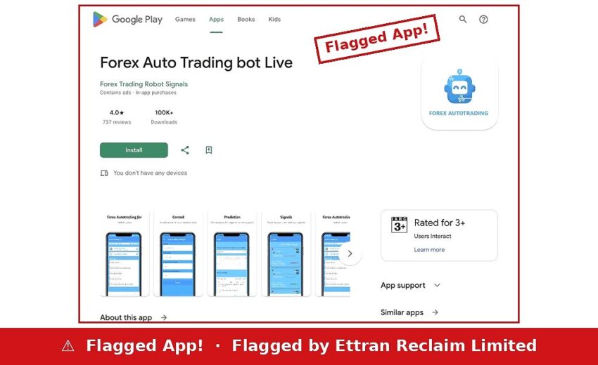 Forex Auto Trading bot Live — The Disclaimer Vanishes