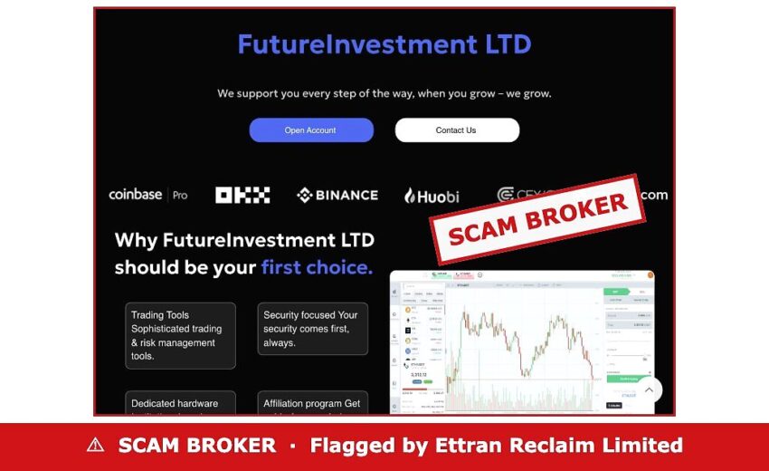 FutureInvestment Ltd Scam — UK Address, CONSOB Warning