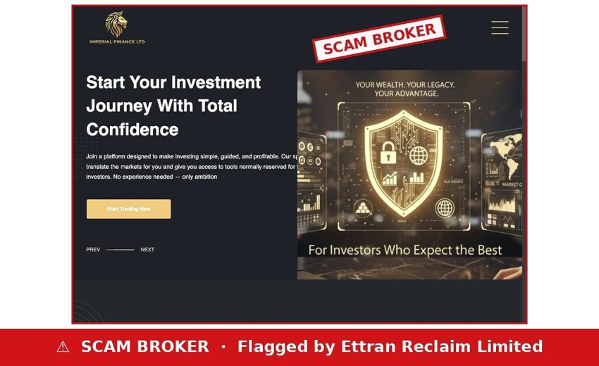 Imperial Finance Scam — A Company Number That Isn’t Theirs