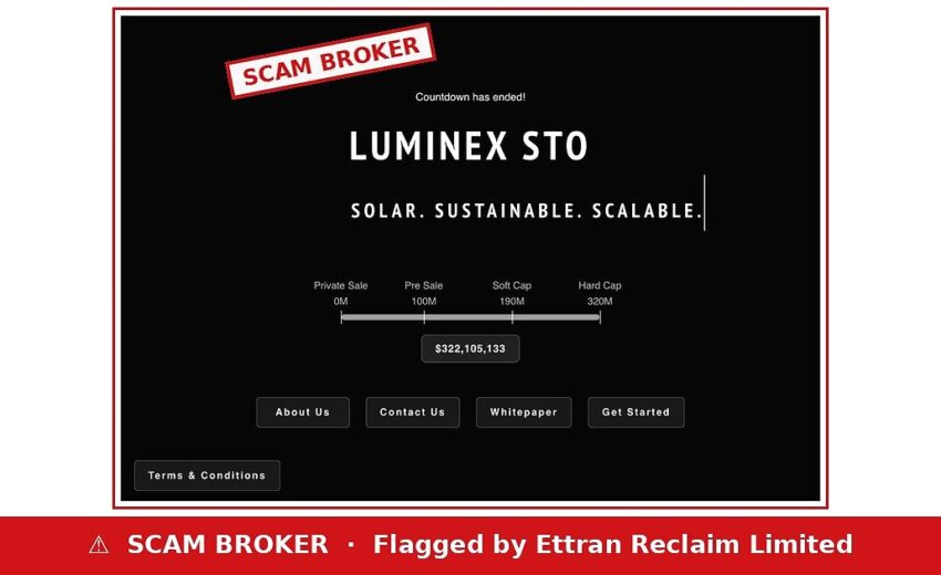 Luminex STO Scam — $322M Raised Past a $320M Hard Cap