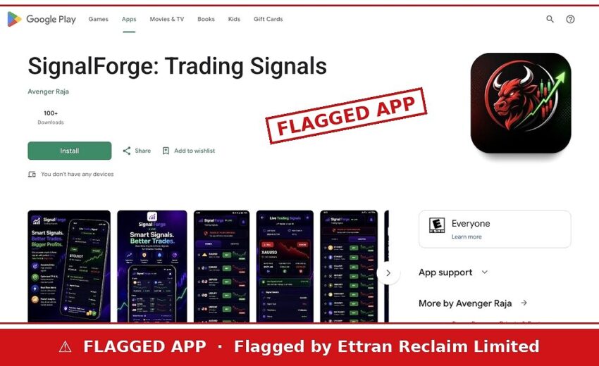 SignalForge — “Bigger Profits”, Then The Disclaimer