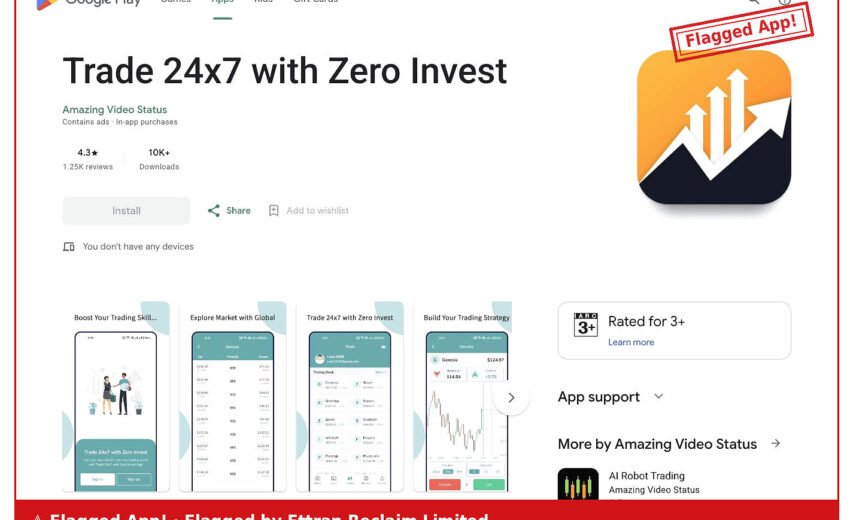 Trade 24x7 with Zero Invest &mdash; Nobody Replies