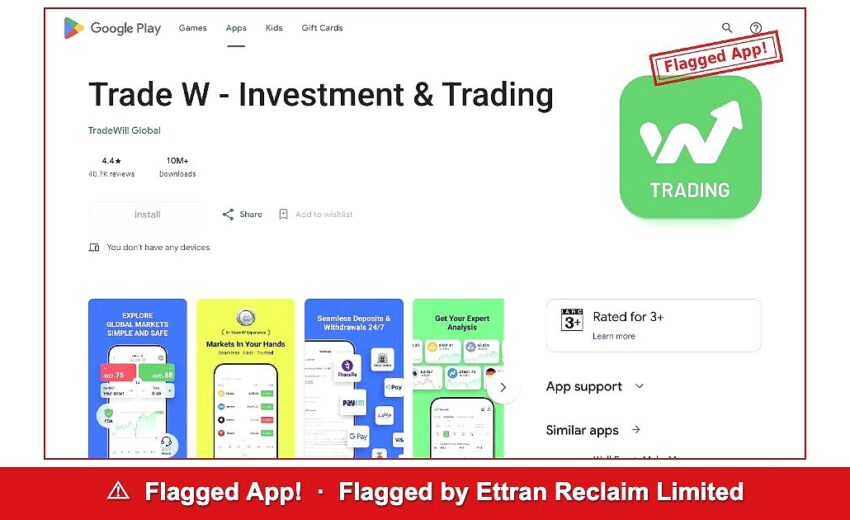 Trade W — 40,700 Android Reviews, 104 on Apple