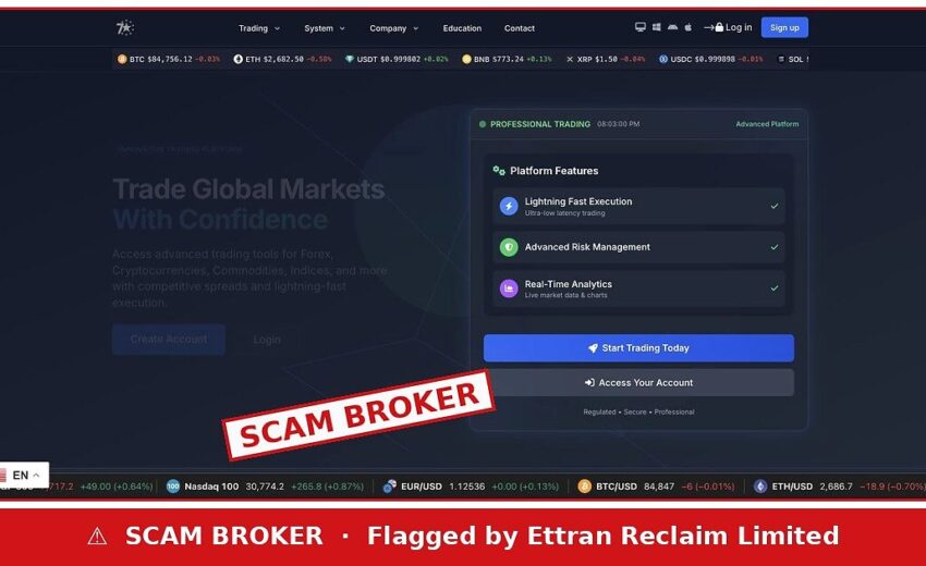 7Star Trade Options Scam — $1,000,000 Insurance, No Licence