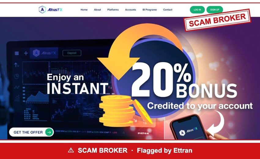 AltusFX — A 20% Bonus and a Greek Regulator Warning