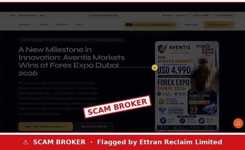 Aventis Markets Scam — Expo Sponsor, NZ Regulator Warning
