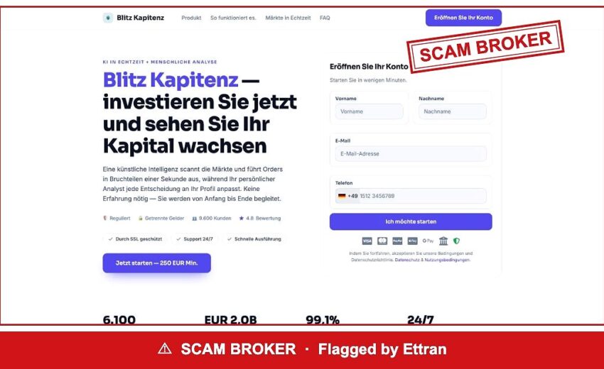 Blitz Kapitenz Is One of a Family BaFin Flagged