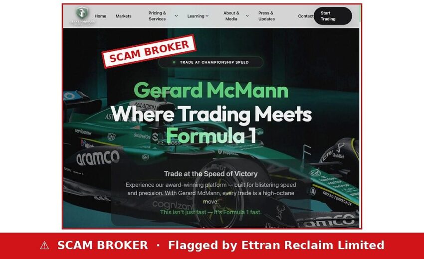 Gerard McMann Scam — Formula 1 Speed, SIPC Claims, BCSC
