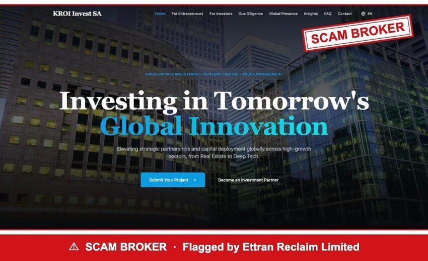 KROI Invest SA — A Lugano Investor FINMA Warns About