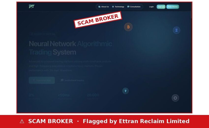 Polar Tensor Scam — A Neural Network AMF Blacklisted