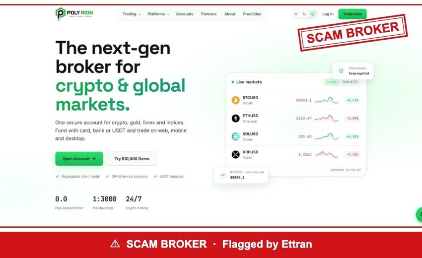Poly Rion — 1:3000 Leverage From a Sandbox Broker