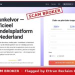 Prunkelvor flagged as scam broker
