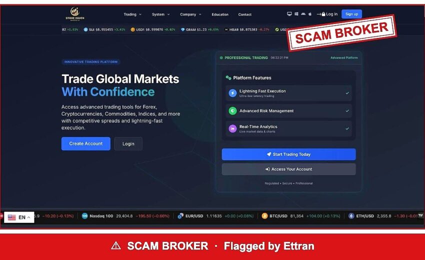 Stone Haven Markets Pays 150% a Trade on a TEST Plan