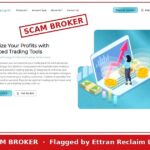 Tradoxium website flagged as a scam broker