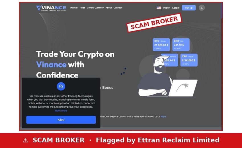 Vinance Scam — One Letter From Binance, Swedish FI Warns