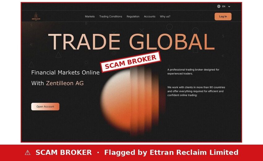 Zentilleon AG Scam — A Swiss AG That FINMA Warned About