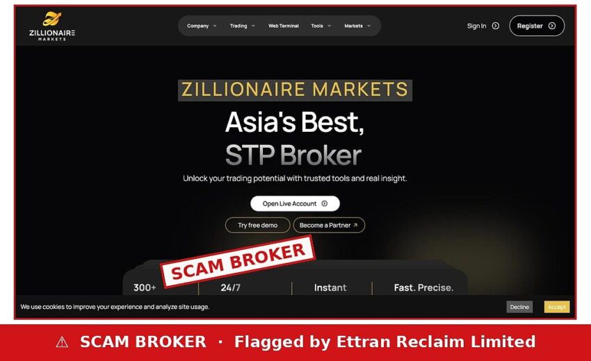 Zillionaire Markets Scam — Asia’s Best With No Licence